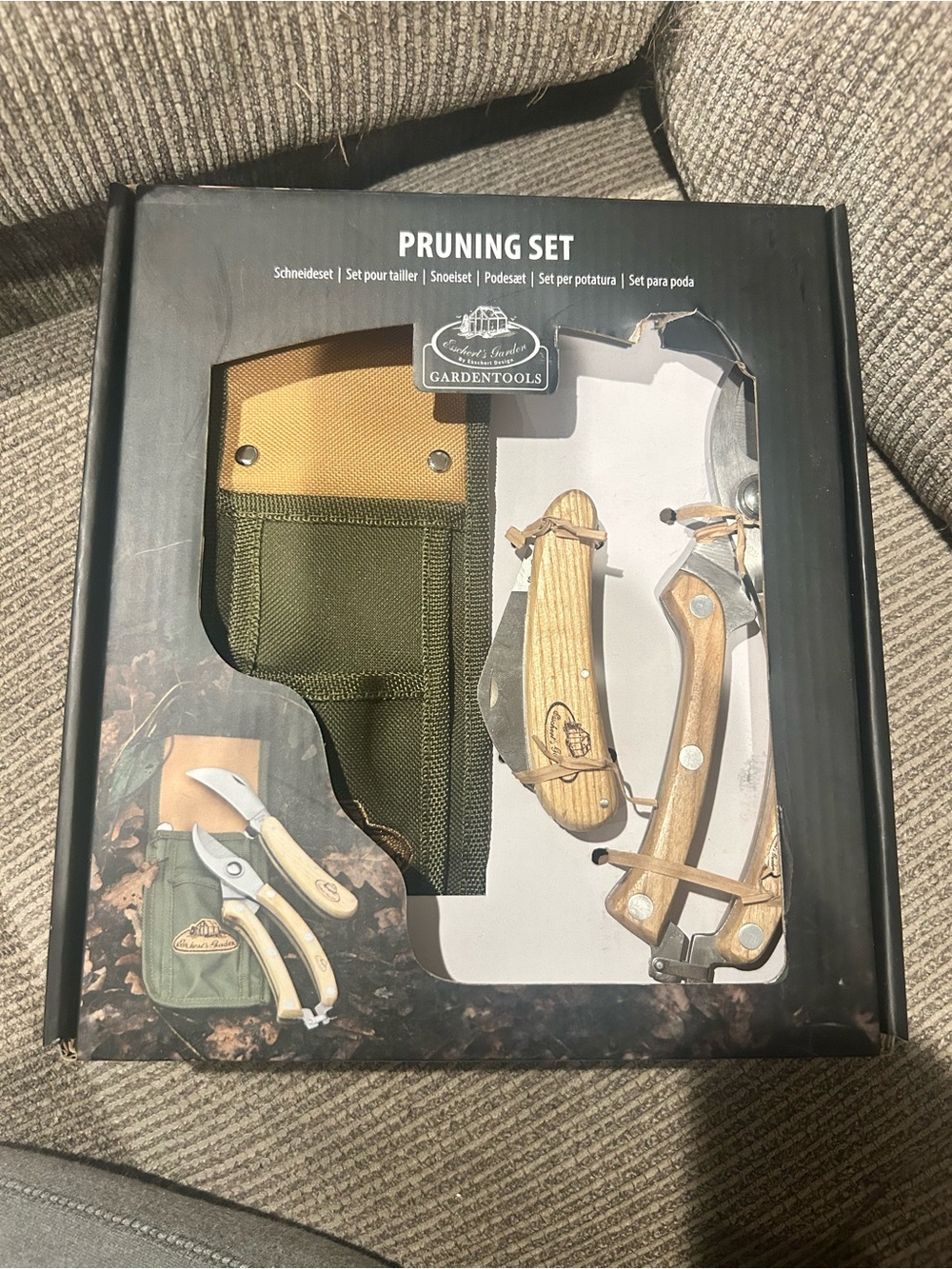 Pruning Set - Olive Green and Tan